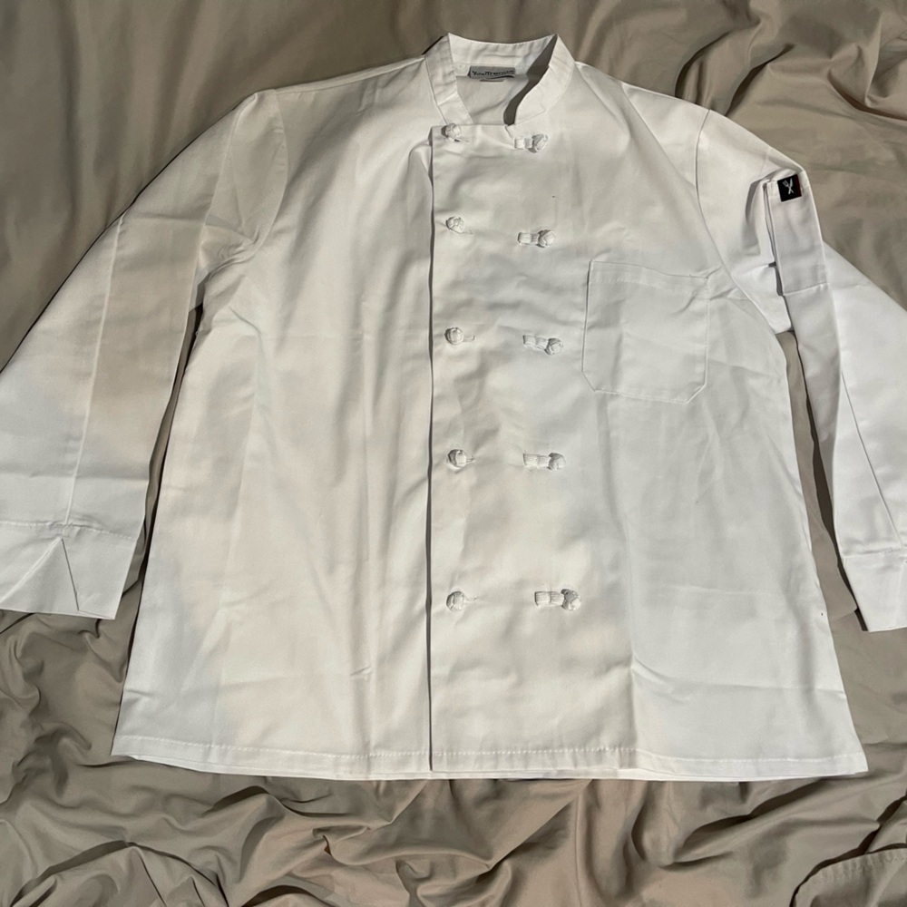 Chef Coat, White, size M, New